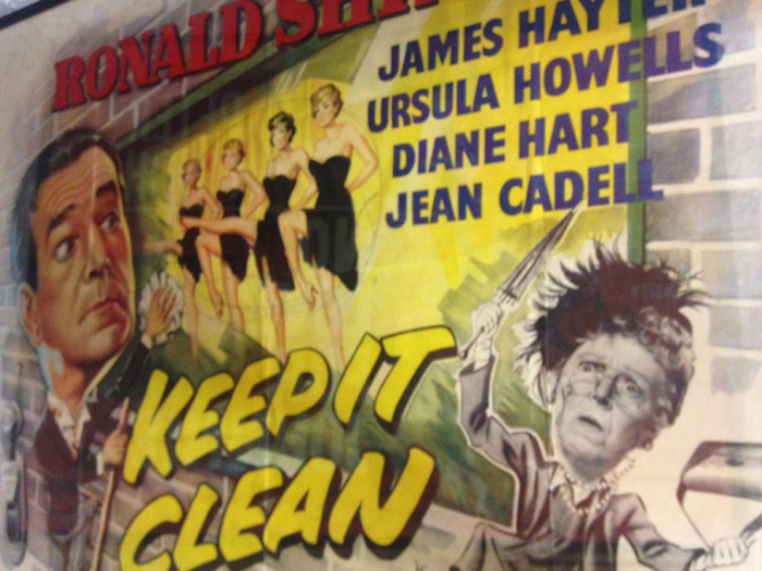 Keep it Clean, framed cinema poster. at Whyte's Auctions