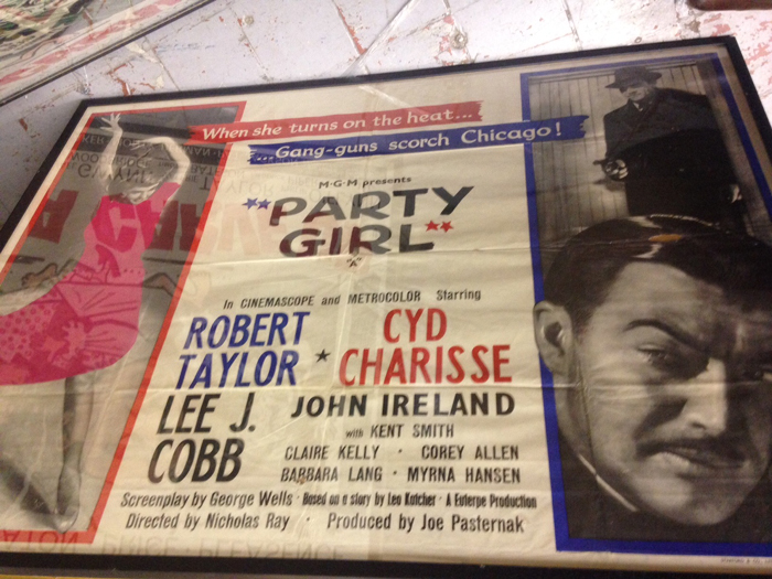 Party Girl, framed cinema poster. at Whyte's Auctions