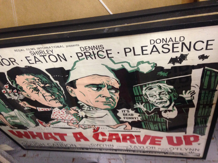 What a Carve Up!, framed cinema poster. at Whyte's Auctions