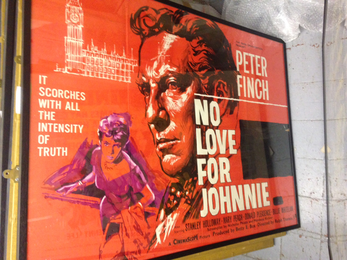 No Love for Johnnie, framed cinema poster. at Whyte's Auctions