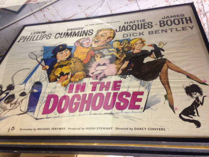 In the Dog House, framed cinema poster. at Whyte's Auctions