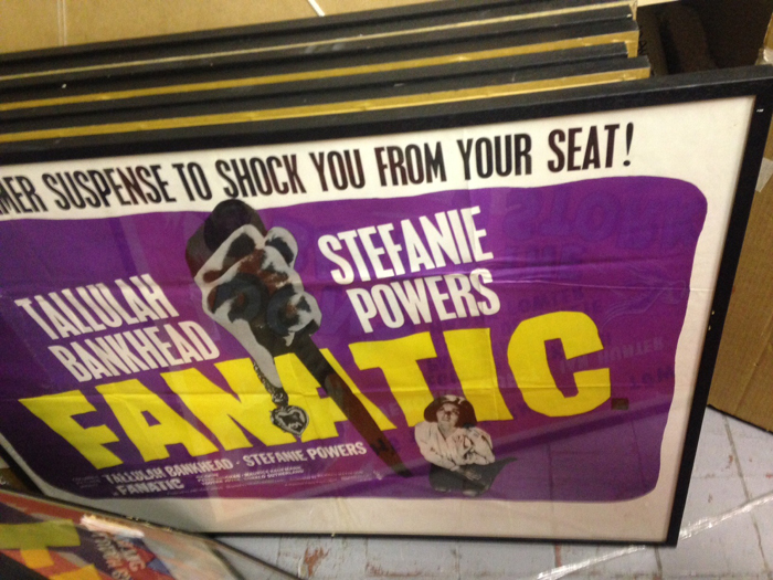 Fanatic, framed cinema poster. at Whyte's Auctions