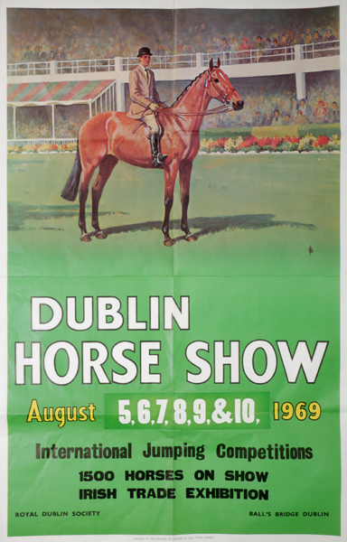 1969 Dublin Horse Show poster. at Whyte's Auctions