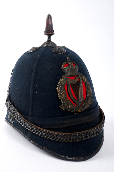 1902 pattern Royal Irish Constabulary helmet. at Whyte's Auctions