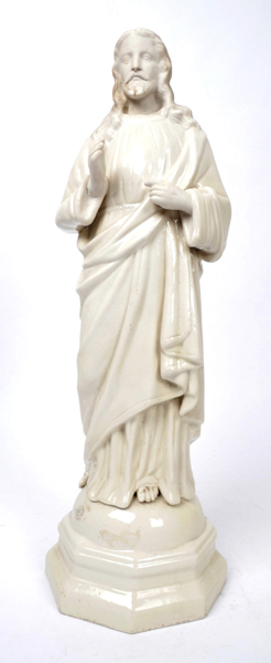 Third Period Belleek parian ware figure of Christ. at Whyte's Auctions