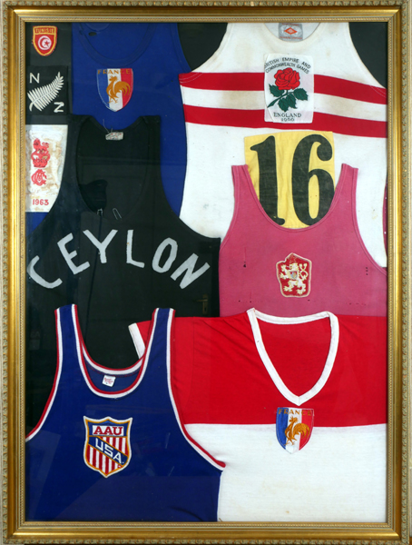 1960s Athletics Autographs of Olympic Champions and collection of international athletes' singlets. at Whyte's Auctions