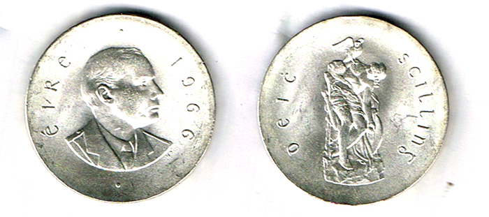 1966 Rising Anniversary silver ten shillings, mint (40) at Whyte's Auctions