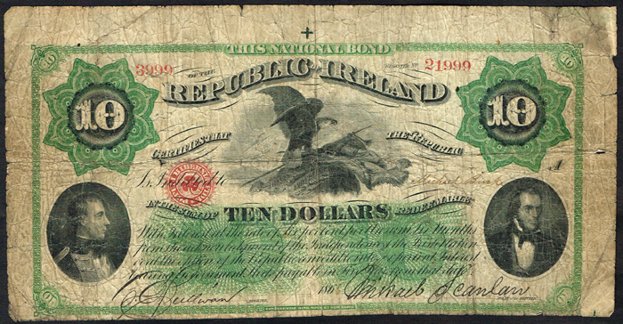 The Irish Republic, Ten Dollars at Whyte's Auctions