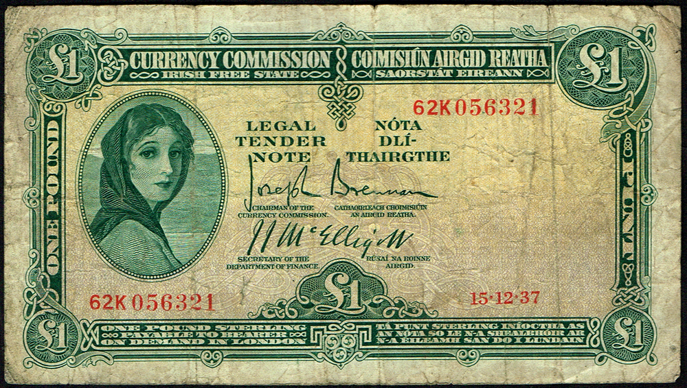 Central Bank 'Lady Lavery' One Pound collection 1946-75 at Whyte's Auctions