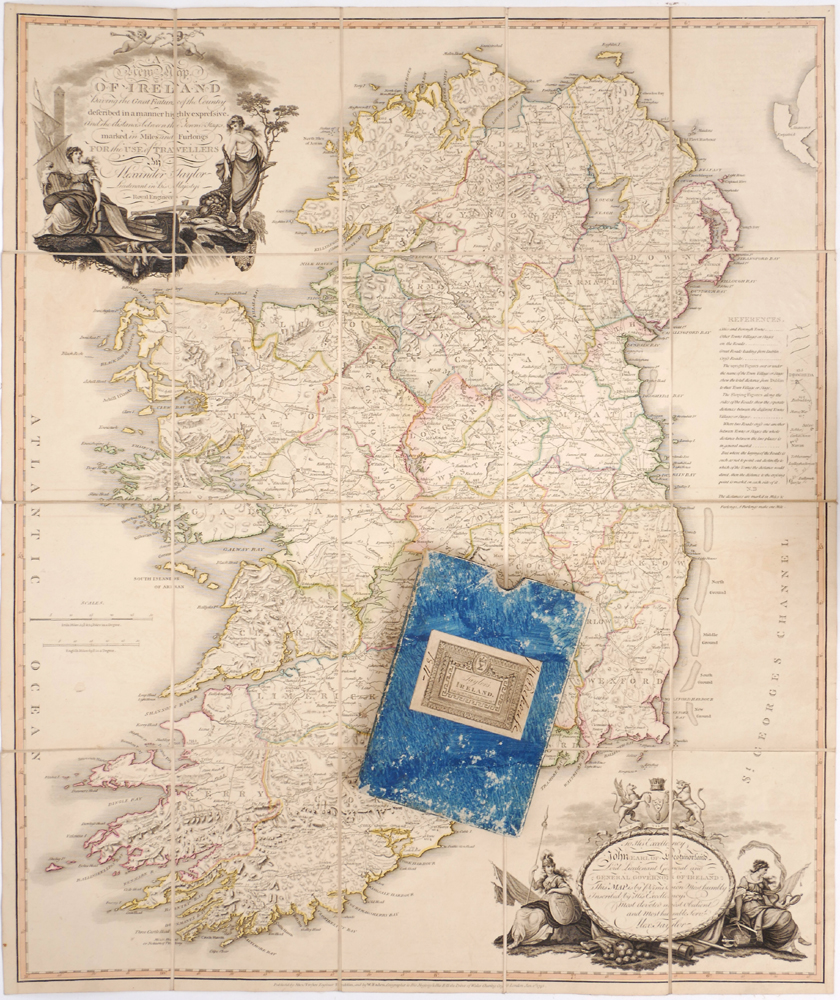 1793 Map of Ireland by Alexander Taylor. at Whyte's Auctions