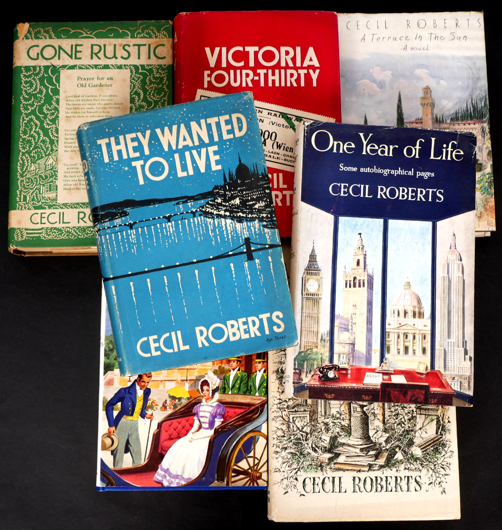 Cecil, Roberts. Signed first editions. at Whyte's Auctions