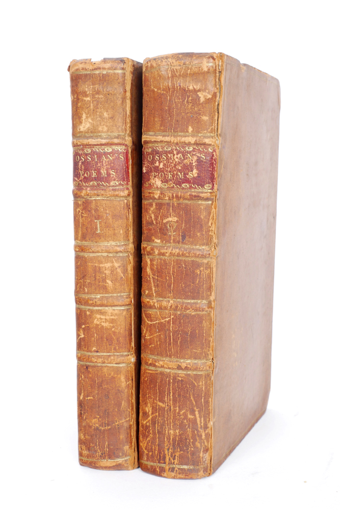 MacPherson, James. The Works of Ossian The Son of Fingal, in two volumes. at Whyte's Auctions