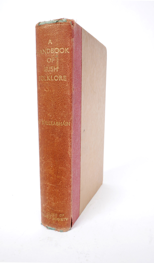 O'Suilleabhain, Sean. A Handbook of Irish Folklore. at Whyte's Auctions