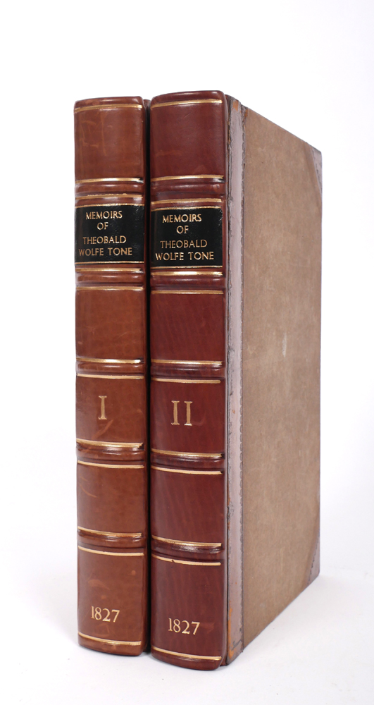 Wolfe Tone, Theobald. Memoirs of Theobald Wolfe Tone: at Whyte's Auctions