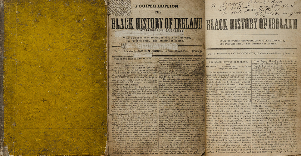 McCormick, James. The Black History of Ireland. at Whyte's Auctions