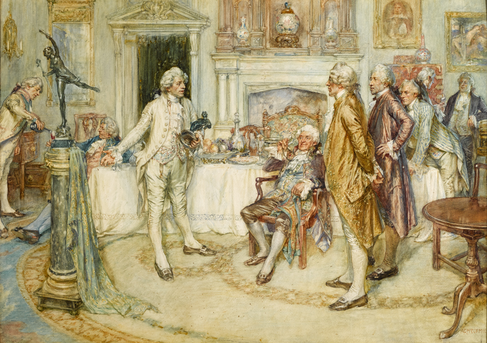 SHOWING HIS TREASURES by Arthur David McCormick RBA RI ROI (1860-1943) at Whyte's Auctions