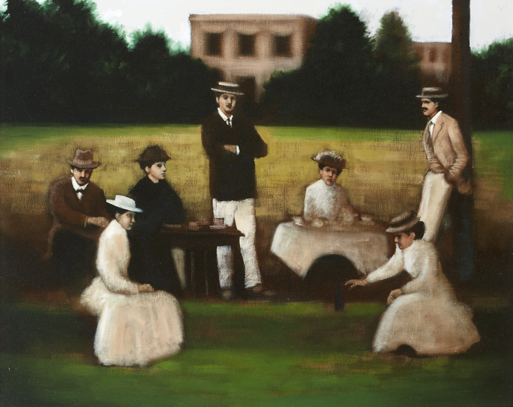 THE LUNCHEON PARTY, 2002 by Brian Smyth (b.1967) at Whyte's Auctions