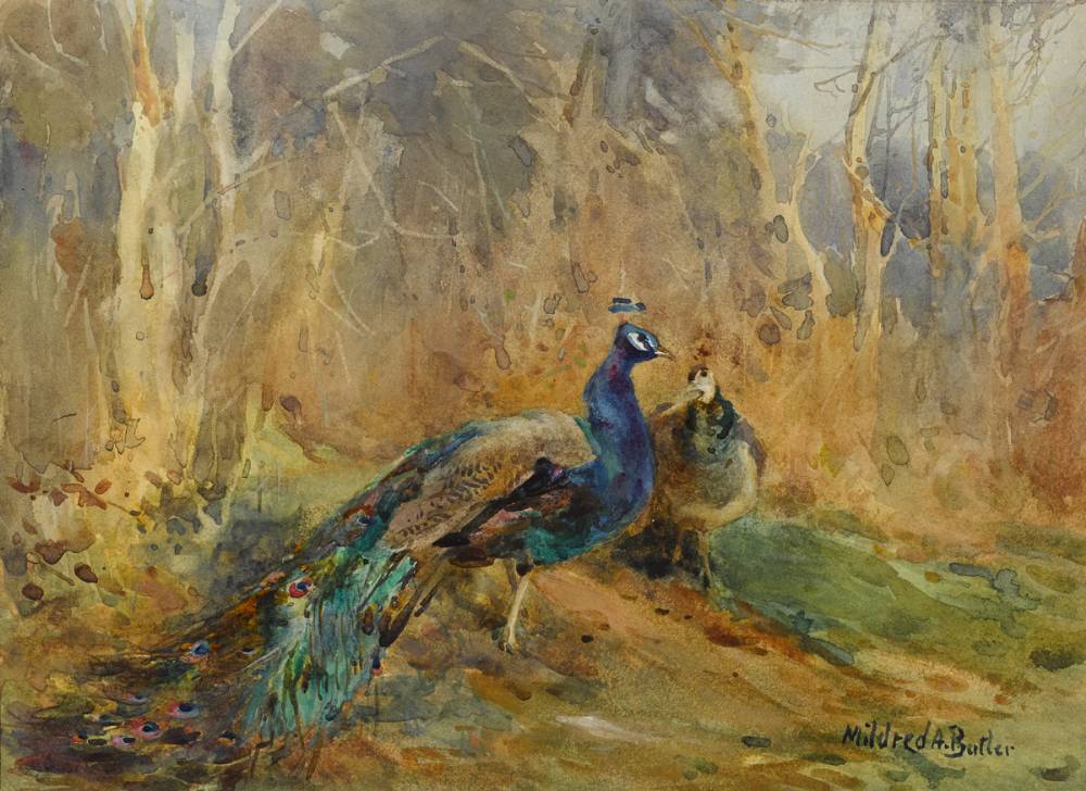 PEACOCKS by Mildred Anne Butler sold for 2,000 at Whyte's Auctions