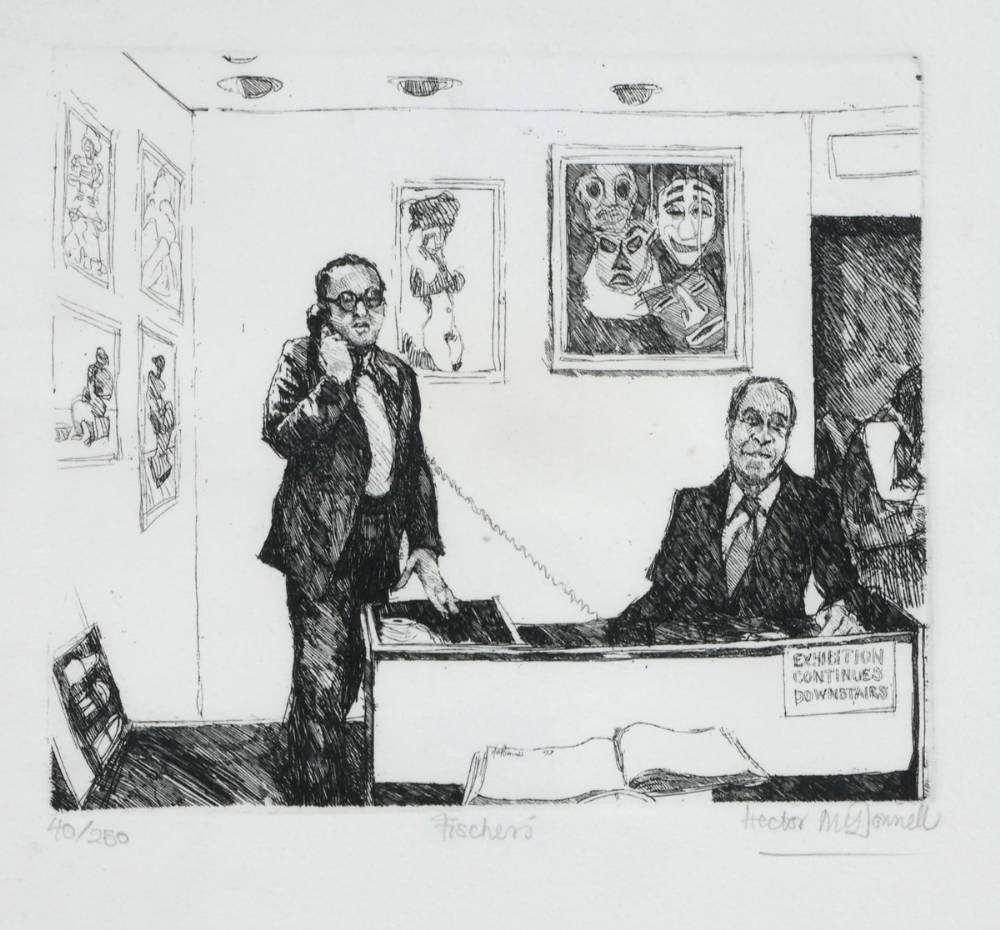 COLLECTION OF FIVE ETCHINGS by Hector McDonnell RUA (b.1947) at Whyte's Auctions
