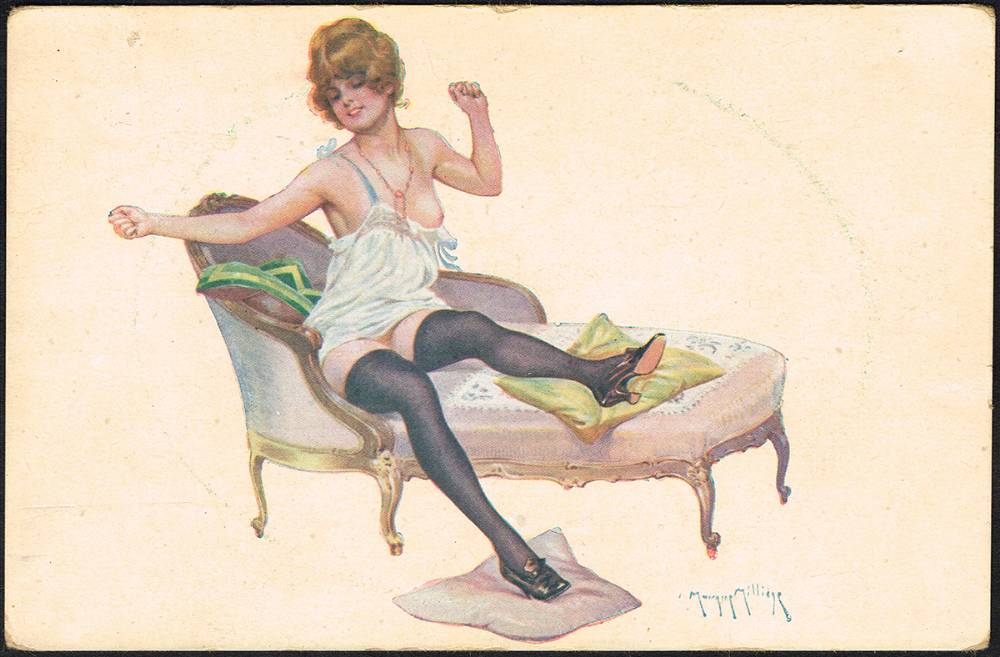 Postcards. Art Deco and Art Nouveau, Glamour etc. (100+) at Whyte's Auctions