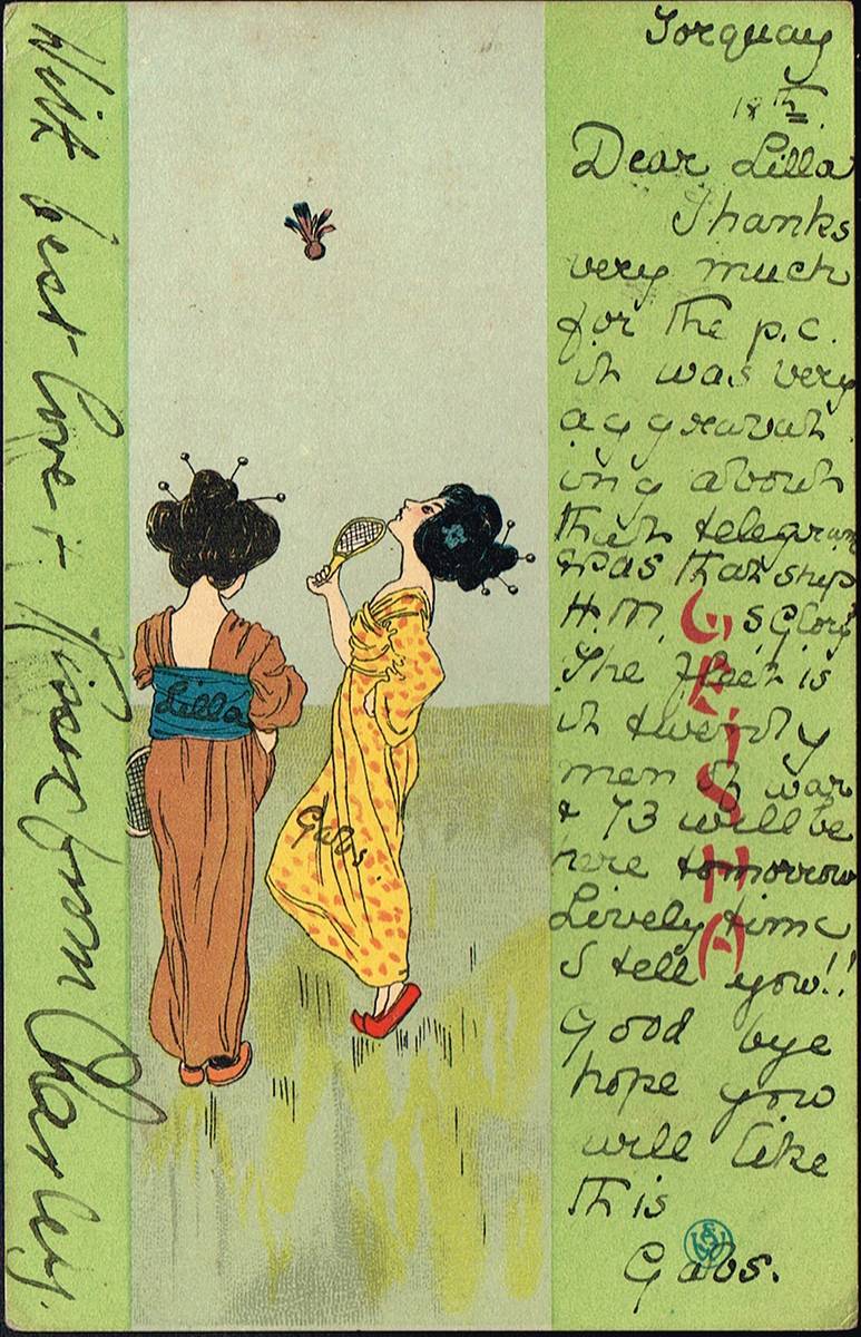 Postcards. Raphael Kirchner Japanese collection. (7) at Whyte's Auctions