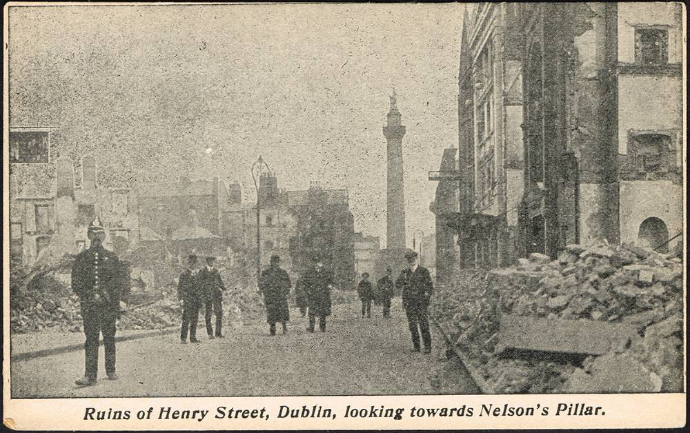 Postcards. 1916 Rising, scenes of destruction. (16) at Whyte's Auctions