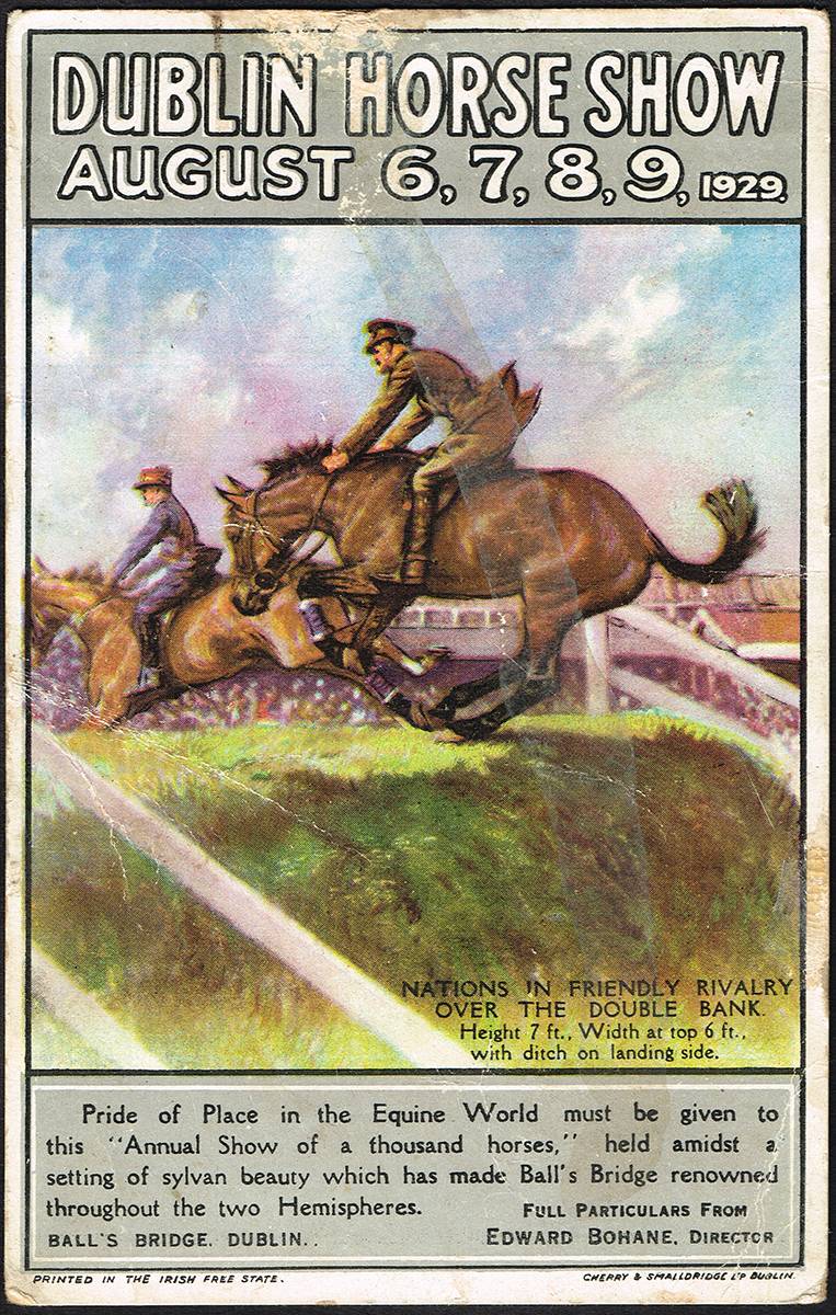 Postcards. Dublin Horse Show collection. (80 approximately) at Whyte's Auctions