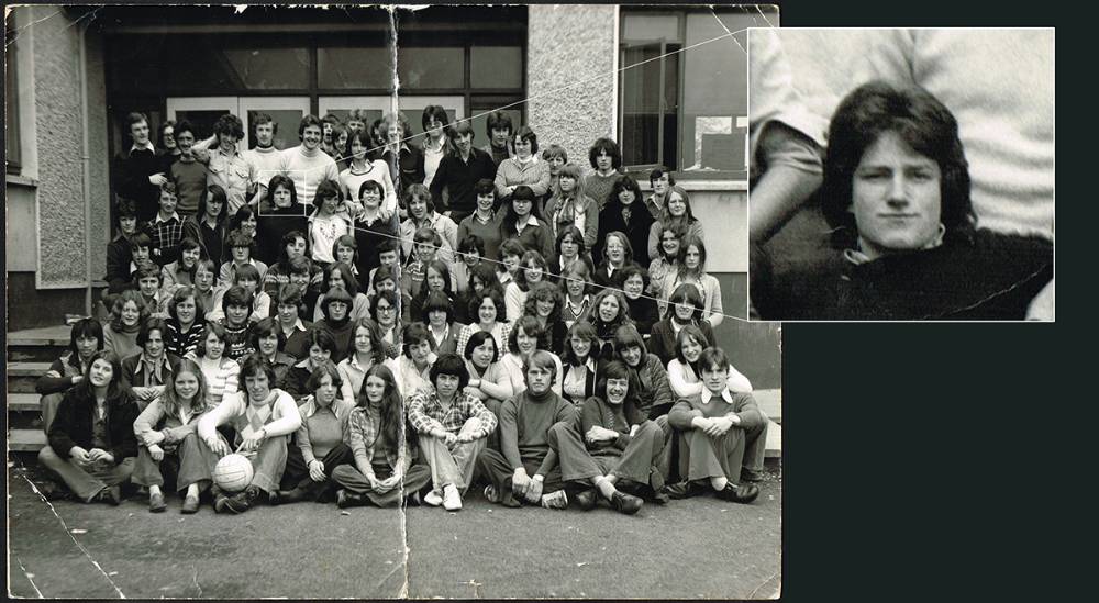 U2.  Mount Temple school photograph, class of 1977, featuring Bono. at Whyte's Auctions