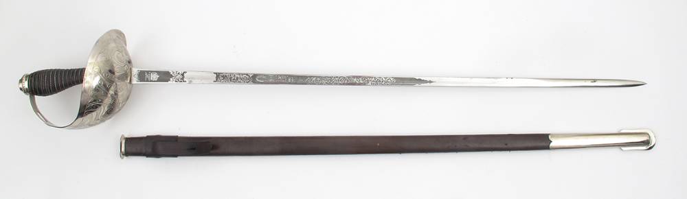 Elizabeth II 1912-pattern cavalry sword. at Whyte's Auctions