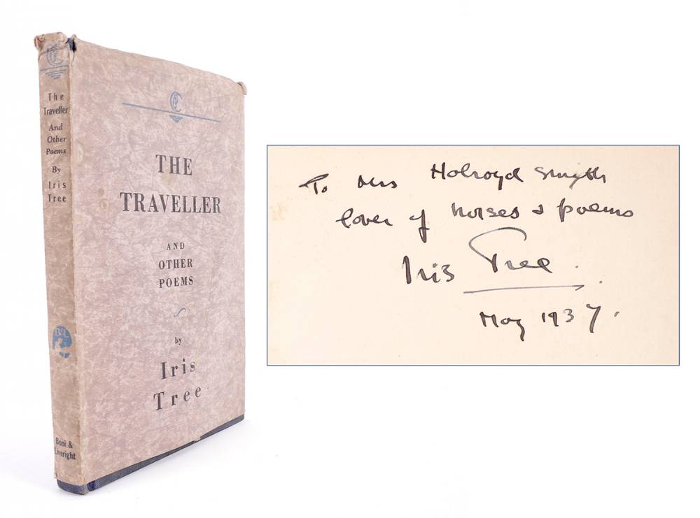 Tree, Iris. The Traveller and Other Poems, first edition with dust jacket, signed by the author. at Whyte's Auctions