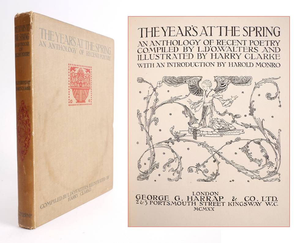 Walters, L D'O. (Editor) and Clarke, Harry. (Illustrator) The Years at the Spring. at Whyte's Auctions