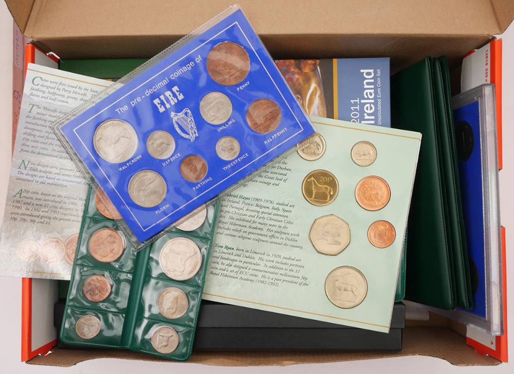 Central Bank of Ireland proof and mint sets collection. at Whyte's Auctions