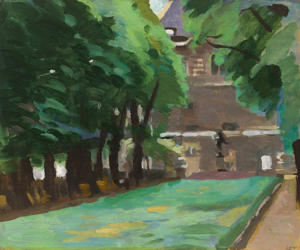 LUXEMBOURG GARDENS AND SENAT by William John Leech RHA ROI (1881-1968) at Whyte's Auctions