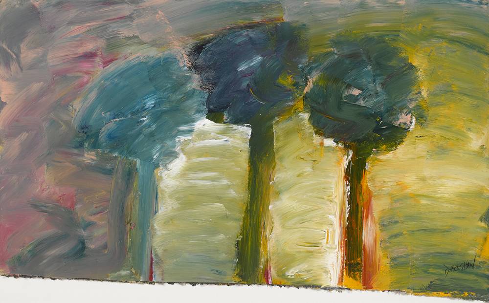 THREE TREES by Basil Blackshaw HRHA RUA (1932-2016) at Whyte's Auctions