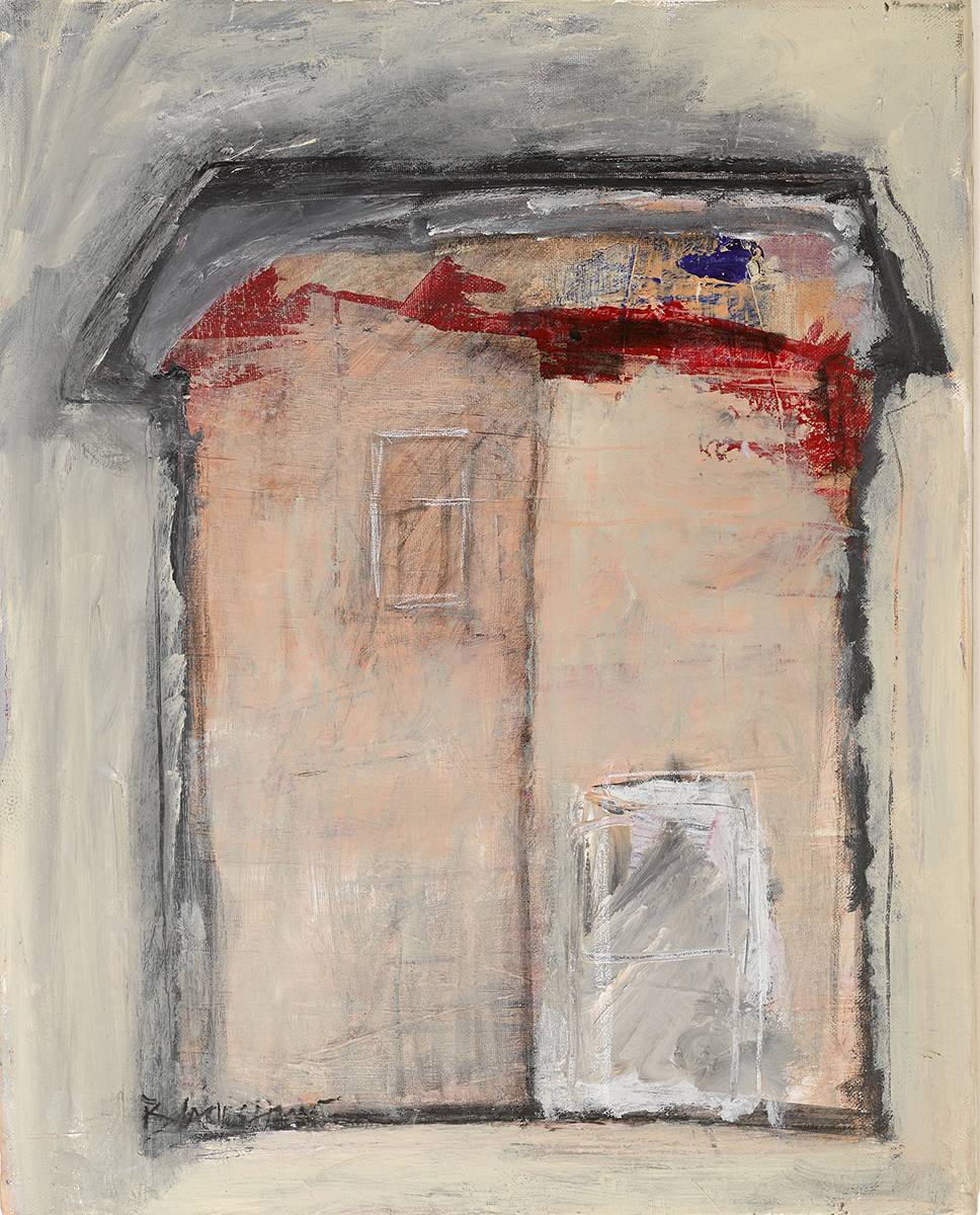 PINK HOUSE by Basil Blackshaw HRHA RUA (1932-2016) at Whyte's Auctions
