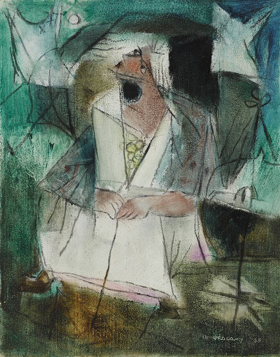 TINKER DIVINER, 1945 by Louis le Brocquy HRHA (1916-2012) at Whyte's Auctions