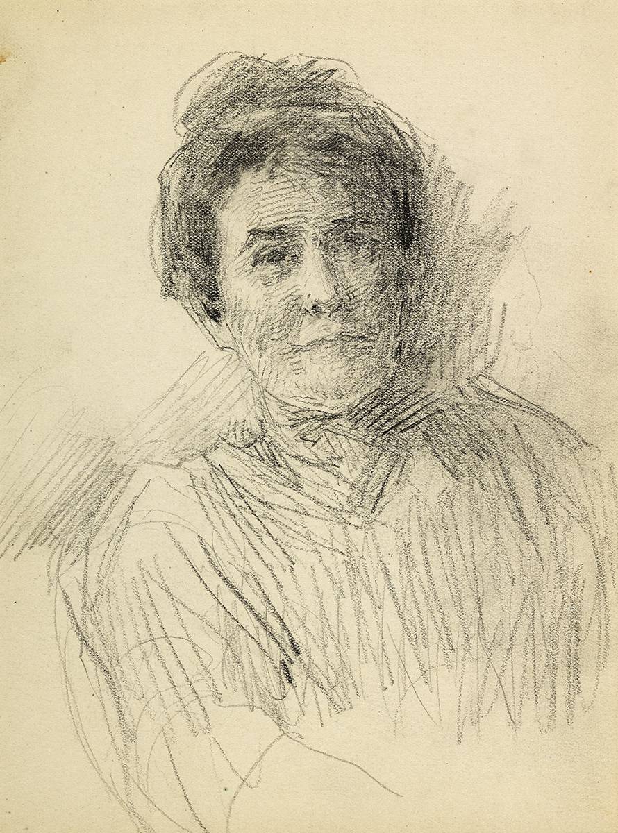 PORTRAIT OF A WOMAN by John Butler Yeats RHA (1839-1922) at Whyte's Auctions