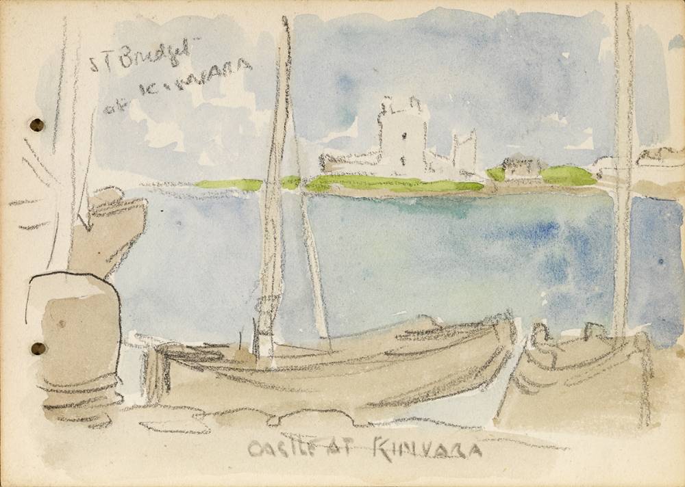 CASTLE AT KINVARA, 1899 by Jack Butler Yeats RHA (1871-1957) at Whyte's Auctions