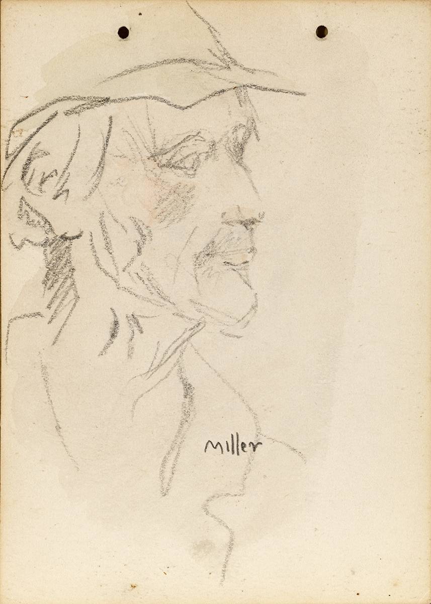 SKETCH OF 'MILLER', 1899 by Jack Butler Yeats RHA (1871-1957) at Whyte's Auctions