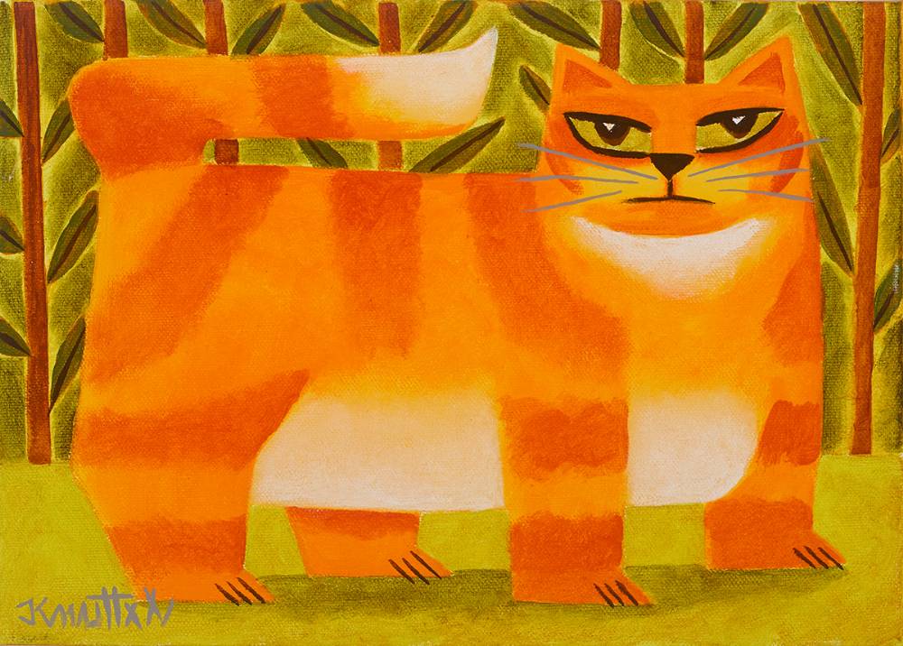 ORANGE CAT by Graham Knuttel (b.1954) at Whyte's Auctions