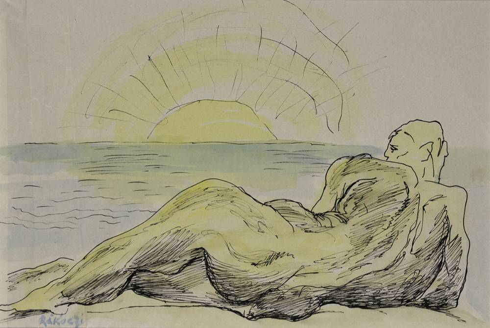 RECLINING MALE FIGURE by Basil Ivan Rkczi (1908-1979) at Whyte's Auctions
