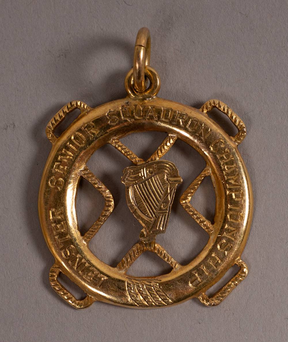 Swimming. Leinster Senior Squadron Championship gold medal, circa 1920. at Whyte's Auctions