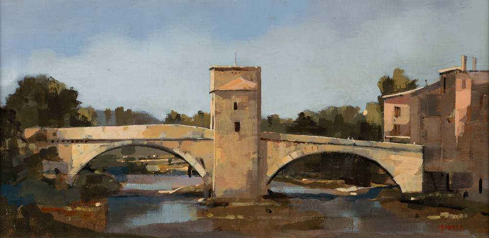 BRIDGE IN FRANCE, 1998 by Martin Mooney sold for 950 at Whyte's Auctions