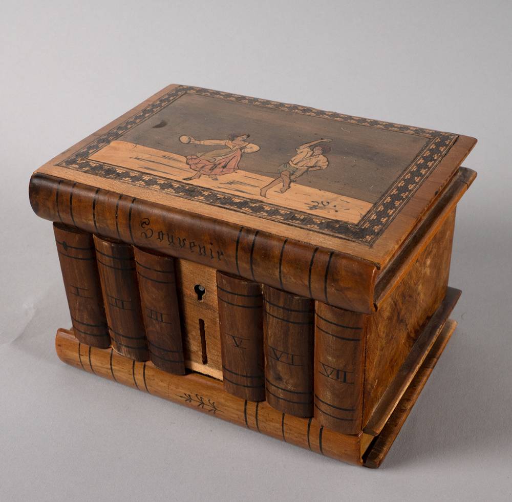 19th century puzzle box at Whyte's Auctions