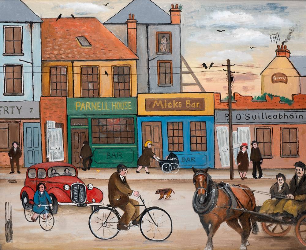 RUSH HOUR by John Schwatschke sold for 700 at Whyte's Auctions