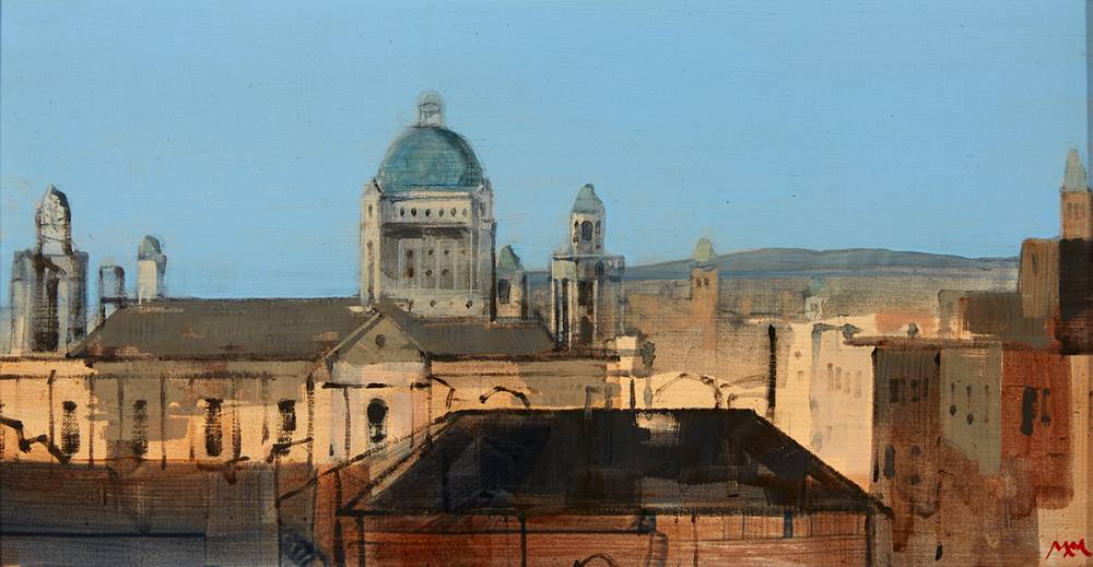 BELFAST CITY HALL FROM THE EAST, STUDY, 2007 by Martin Mooney sold for 1,600 at Whyte's Auctions