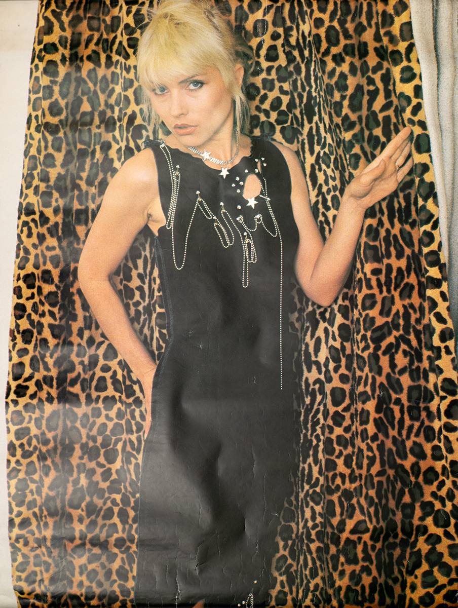 Blondie. 1979 'leopard skin' quad poster. at Whyte's Auctions