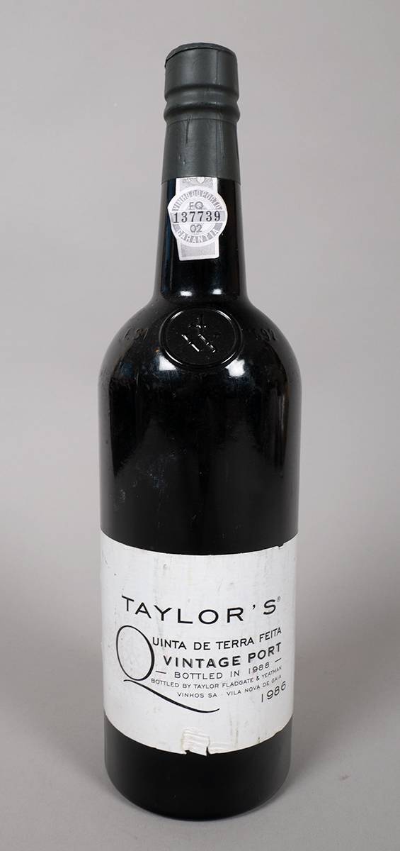 Taylor's Vintage Port 1986. at Whyte's Auctions