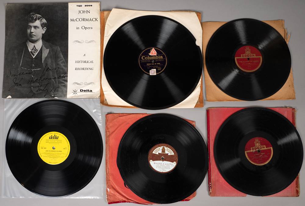 John McCormack signed records. (4 plus another) at Whyte's Auctions