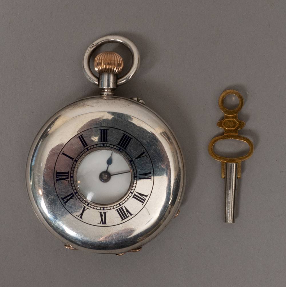 Edwardian silver demi-hunter crown wound pocket watch by Sir John Bennett. at Whyte's Auctions